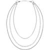 Breil - Collana da Donna Collezione KALEIDO TJ3004 - Gioielli Donna - Collana Donna Multigiro con Catene di Diverso Stile, Allungabile - IP Gold - 74 cm