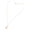 Healeved Collana Ciondolo a Goccia Semplice in Lega Rosa da Donna | Stile Creativo e Moda Delicata, Tocco Confortevole, per Look Romantico Quotidiano