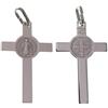 Minoplata Croce di San Benedetto in argento sterling 925 28 mm x 17 mm, 28mm x 17mm, Argento Sterling, Nessuna pietra preziosa
