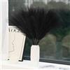 Wertuirk 30 pezzi di erba della pampa nera, 61 cm, finta erba della pampa, decorazione corta per decorazione gotica della stanza, matrimoni, feste, Halloween e decorazione della casa (nero)