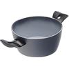 Moneta Aria Finegres Casseruola antiaderente naturale 24cm, anche per induzione, Made in Italy
