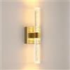 Comely Applique LED da Parete, 12W Oro Lampada da Parete Regolabile 360° | Lampada a Muro Illuminazione Interni per Camera da Letto Comodino Soggiorno Scale Corridoio