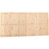 vidaXL Testata a muro 185x3x90 cm in legno di pino massiccio