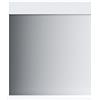 vidaXL Specchio da bagno con ripiano BERG Bianco 60x12x70 cm Legno massello