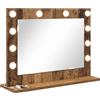 vidaXL Specchio da bagno in legno di recupero, 60 x 45 x 18 cm, rettangolare