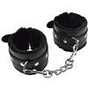 jerbro Comode manette di peluche + braccialetto in poliuretano, manette bondage, cintura per il polso