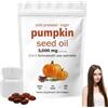 TruuMe Olio di Semi di Zucca e Saw Palmetto 3000mg, 180 Capsule Softgel | (1 Busta) - Sostiene la Salute dei Capelli, Vegano e Senza Glutine