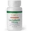 Vitality Nutritionals Lactoferrin 200 mg capsule ad alto dosaggio, elevata purezza, 60 pezzi, integratore alimentare Vitality Nutritionals by Vitamin Express