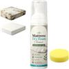 QINGLANJI Detergente e deodorante per materassi e smacchiatore, potente schiuma per il lavaggio a secco del materasso, spray detergente delicato senza scrub per letto, divano, moquette e tappezzeria (1 pz)