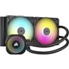 CORSAIR iCUE LINK TITAN 280 RX RGB Raffreddatore CPU a Liquido - Nero | 280mm AIO, 2x RX140 Ventole RGB Incluse, Adatto a Intel LGA 1851/1700, AMD AM5/AM4, Hub di Sistema iCUE LINK Incluso