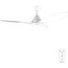 Cecotec Ventilatore da Soffitto con Luce EnergySilence Aero 5200 White. 62 W, Diametro 121 cm, Lampada a LED, Telecomando, 3 Velocità, Timer Fino a 8 Ore, 3 Pale, Estate/Inverno