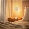 M mimotec - Lampada LED da tavolo Beige Serena 2W, ricaricabile, dimmerabile, 3 temperature di colore (3CCT), con batteria da 1200mAh e include cavo USB
