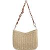 CORIOS Borsa a Mano in Paglia da Donna Bohemien Borsa a Spalla Borse Tote Tessitura Borsa Spiaggia Intrecciata Borsa a Tracolla Retrò Borsa Tote per Viaggi Data e Vacanz Beige