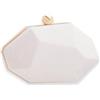 CORIOS Borsetta da Sera da Donna Paillettes Clutch Pochette Piccolo con Catena Borsa Sposa Elegante Borsa a Spalla Borsa a Tracolla Gorgeous Ballo Festa Cocktail Cerimonia Borse Messenger Bianco