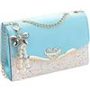 CORIOS Elegante Borsa a Tracolla da Donna PU Pelle Borsa a Mano Borsa a Spalla con Paillettes Capacità Media Borse Messenger Moda Borsa Ascellare Borse Tote per Lavoro Shopping Viaggio Blu