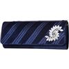 CORIOS Strass Clutch Donna Borsetta da Sera Gorgeous Borsa a Tracolla Borsa Sposa Pochette Piccolo con Catena Elegante Cocktail Cerimonia Festa Ballo Borsa a Spalla Blu
