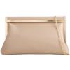 UShopUK Elegante pochette in finta pelle da sposa, ballo di fine anno, matrimonio, sera, festa, borsa a tracolla