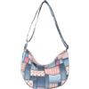 CORIOS Retro Borsa a Tracolla Borse Messenger in Tela Donna Media Capacità Borsa a Mano Casuale Borsa a Spalla Borsa per la Spesa Leggero Borsa Tote per Lavoro Viaggi Shopping Uso Quotidiano Rosa