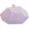 CORIOS Borsetta da Sera da Donna Paillettes Clutch Pochette Piccolo con Catena Borsa Sposa Elegante Borsa a Spalla Borsa a Tracolla Gorgeous Ballo Festa Cocktail Cerimonia Borse Messenger Viola Chiaro