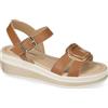 Valleverde Sandali Donna VMI101M in Pelle Cuoio o Bianco Scarpe Casual Comode, Leggere e Flessibili, Ideali per Primavera Estate