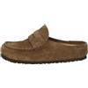Birkenstock 1031701 Naples Wrapped Carafe Sabot per Uomo in camoscio Marrone Scuro