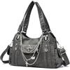 Makukke Y2K Borsa Tote Gotica Vintage Punk Borsa a Tracolla Con Catene | Borsa a Tracolla Multitasche per Donne Universitarie per Tutti i Giorni
