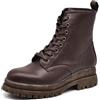 IF FASHION Stivali Stivaletti Anfibi Scarpe da Donna Con Platform Zip 6004