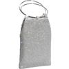 CORIOS Borsetta da Sera Donna Clutch con Strass Pochette Piccolo con Catena Borsa Scintillante Glitterata Borsa a Tracolla Borse Messenger Elegante Borsa a Spalla per Festa Ballo Cocktail Argento