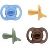 Tommee Tippee Ciuccio Ultra-light StayPut, 18-36 Mesi | Confezione da 4, Ortodontico Succhietto, Design Monoblocco in Silicone