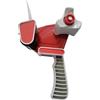FAST WORLD SHOPPING ® Dispenser Antibatterico per Nastro Adesivo da Imballaggio con Taglierina Seghettata e Scocciatore - Supporta Rotoli Fino a 133 Metri, Distributore Scoch