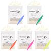 OFFCUP Elastici Ortodontici, 500 pcs Elastici in Gomma Ortodontica, Elastici Dentali Ortodontici, Elastici Multiuso, 5 Posizionatori da Apparecchio per Gli Elastici (Coniglio da 16/3 Pollici)