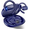 Conyat Bluetooth 5.4 Auricolari traduttori in Tempo reale con 164 Lingue, 58Ore Open-Ear Cuffie Traduttore Simultaneo Vocale con 7 Modalità, Blu
