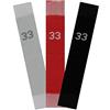 namensbaender.de GmbH Etichette tessute con numero 33 quantità etichette taglia 50 pezzi/7,90 €, combinazioni di colore nero - bianco