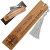 Dolplp! Segnalibro Particolare, Segnalibri Legno, Idee Regalo Donna Uomo, Originali Regalo dare Maestra Studenti Amica, Regali Natale, Oggetti Particolari, Portafortuna da Regalare, Bomboniere Laurea