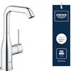 GROHE Essence New Rubinetto Miscelatore Monocomando a Bocca Alta per Lavabo Ecojoy, Cromo, L 23541001