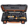 Beta 900/C11Z - Assortimento di 11 Chiavi a Bussola Esagonali, 20 Inserti per Avvitatori e 8 Accessori in Cassetta di Lamiera
