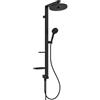 Ideal Standard Ceratwist Alu+ sistema doccia senza rubinetto - Nero Opaco | Doccetta risparmio, 2 funzioni, combinabile con rubinetto a parete, ripiani regolabili, BD585XG