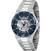 Maserati Sfida Orologio Automatico da Uomo | Acciaio, Cassa 41mm, Lucido, Satinato, Silver