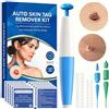 WEIMEIH Kit di strumenti per la rimozione delle targhe, dispositivo ad azione rapida per la rimozione, efficace, sicuro e semplice senza sostanze chimiche, ideale per piccole e grandi segni della pelle per