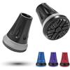 Rehand Punte per bastone, 3/4 di pollice All Terrain Tip per canna e stampella, 3/4 '' gomma sostituzione piede pad 0,75 pollici punte canna Heavy Duty, Walking Cane Tips e Stampella punte (confezione