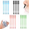 Goktvai 12pz Tagliacapelli Naso 2 in 1, a Doppia Lama Manuali con Spazzola Morbida Girevole a 360 Gradi per Uomo e Donna (4 Colori)