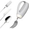 heavenlife Posate Anziani Antiscivolo con Impugnatura Universale 3D | Design 3D antiscivolo, impugnatura spessa in silicone, base anti-rotolamento. Ideale per anziani e tremori, presa sicura.
