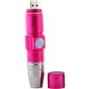 Tsawntd Mini lampada per unghie UV portatile LED essiccatore per unghie lampada polimerizzante torcia per manicure strumenti per smalto artistico rosa rossa
