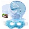 Nacerlary 60 Patch Occhi Caffeina+1Maschera per gli occhi,Contorno Occhi Idratante | Collagene Patch Occhi, Migliora E Rassoda La Pelle Degli Occhi, Attutisce L'Aspetto Di Occhiaie E Borse