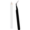 Generic Set di 2 strumenti per nail art e gioielli, penna a punta per disegno a diamante, pinzette curve statiche combinate, ornamento fai da te per uso domestico professionale