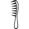 Generic Pettine a denti extra larghi | Pettine professionale a denti larghi per portatili di squalo per donne e uomini parrucche di capelli spessi ondulati ricci
