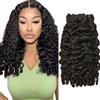 Salharer Extension di capelli veri da cucire, 3 ciocche da cucire, 50 g/per capelli Remy, colore nero naturale, da donna, 30,5 cm, 30,5 cm, 30,5 cm