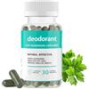 Generico Deodorante Per Il Corpo,Per Tutto Il Corpo, Pillole Di Interno Per Il Corpo-30 Capsule,1 pcs