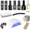 Smalto Kit Semipermanente Unghie Completo MESAUDAME Gel Polish - Con Fornetto Led 48w + Ultrabond + Smalto Semipermanente da 5ml Base Top e Colore + OMAGGIO Olio Cuticole + smalto Zakiss 10 ml
