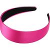 VOCOSTE Fascia Per Capelli Rosa Rossa Ampio 1 Pc Per Donne Raso | Dimensioni: 12x4cm (4.72x1.57), Offre Sostegno, Uso Quotidiano, Regalo Perfetto Per Fidanzata, Famiglia, Amici.